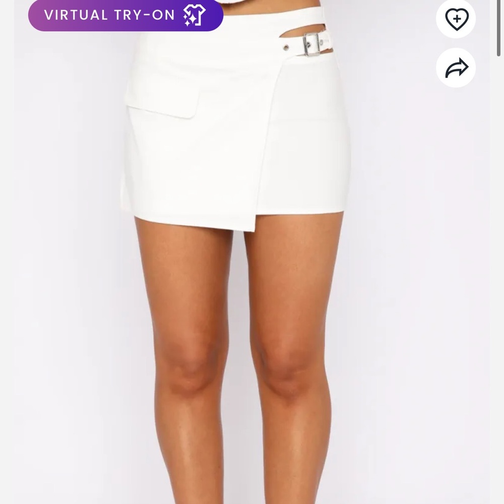 White Fox Boutique Chosen One Mini Skirt - Picture 3 of 7
